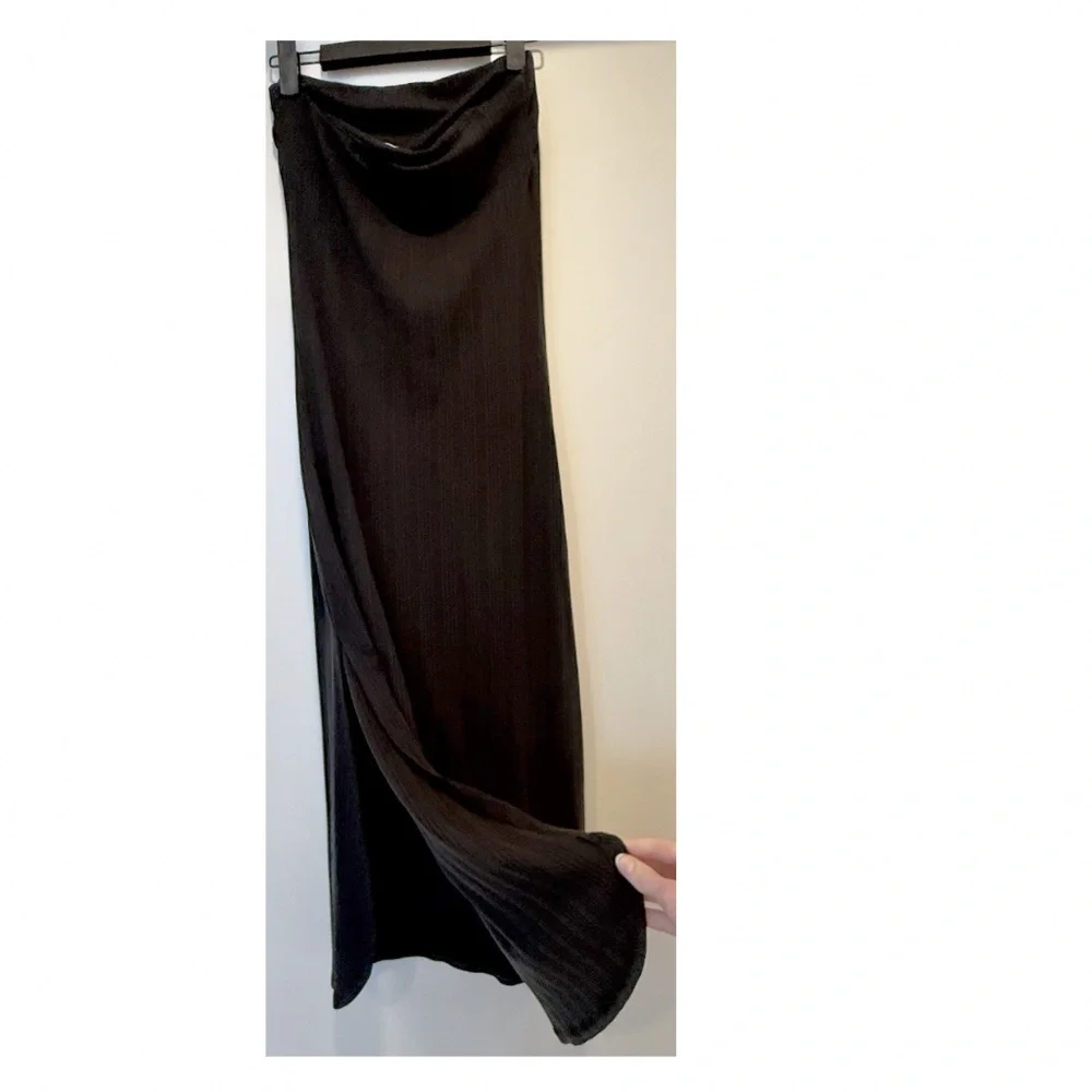 NWOT Vitamin A Strapless Midi Dress w/ Built-in Bra | Small | Perfect Condition - Picture 4 of 15